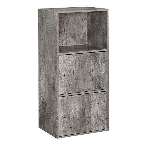 Convenience Concepts Xtra Storage 2 Door Cabinet With Shelf, Faux Birch #TOP9