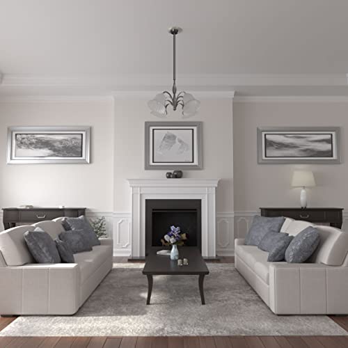 Image of 9 5 /8 inchOD x 1 1 /8 inchP Maria Ceiling Medallion (Fits Canopies up to 1 3 /4 inch), Flash Blue