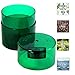 Tightvac - Premium Airtight Herb Storage Container - Holds ½ oz to 3 ounces - Keep Your Herbs and Dry Goods Fresh and Flavorful. Green Tint