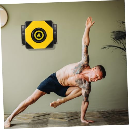 Cible murale de boxe jaune Alipis L pour entraînement de kickboxing à domicile - 5