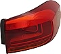 Evan-Fischer Tail Light Assembly Compatible with 2012-2018 Volkswagen Tiguan and 2017-2018 Volkswagen Tiguan Limited Outer From 9-6-2011 - CAPA, Passenger Side