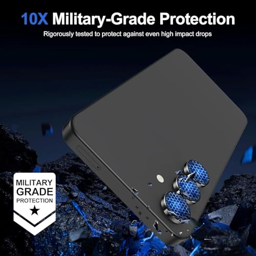 Image of JGD PRODUCTS Premium Camera Lens Protector Compatible For Samsung Galaxy S24 5G (Black) Camera Lens Protector - 9H Tempered Glass, Military-Grade Anti-Scratch, Case-Friendly, Easy Install Frame