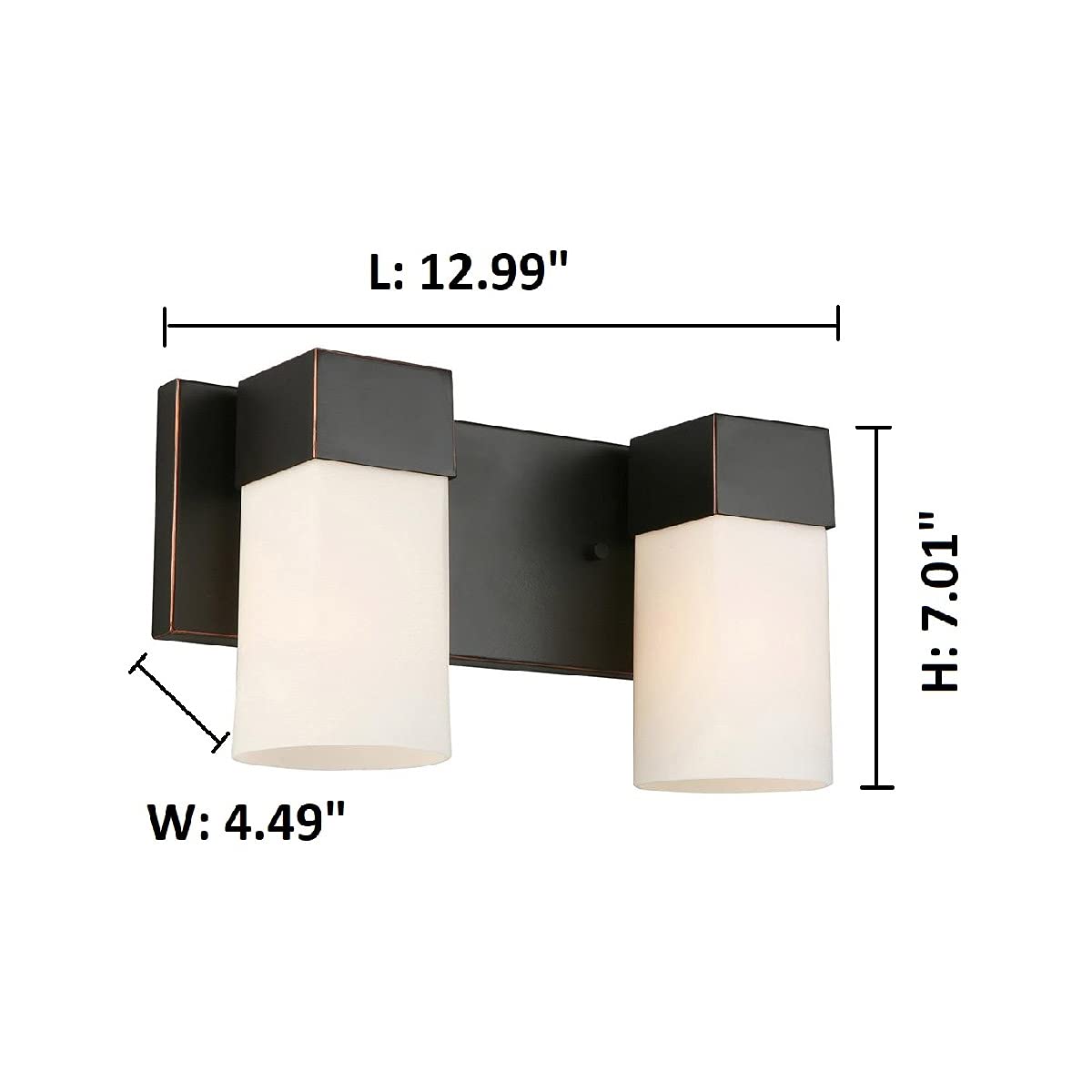 EGLO 2 Light Bath Vanity Light