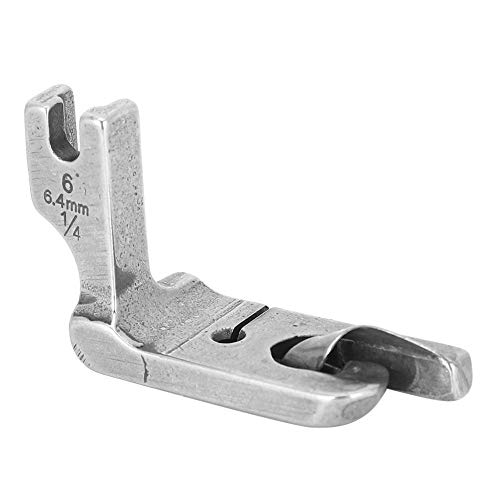 YWBL-WH 1/4in Pied ourleur Industriel Point noué Machine à Coudre Accessoires Pied Ourlet roulé Plat