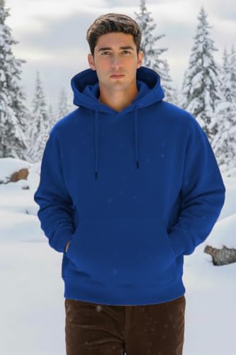 Image of 350 GSM Heavyweight 100% Cotton Hoodie for Men and Women | Bio Washed Full Sleeve Hooded Sweatshirt | Warm Winter Casual Regular Fit Hoodie | Made in India | S to XXL