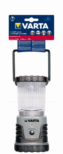 VARTA 4 Watt LED Camping Lantern L20 3D Camping Lamp Garden Lantern Tent Lamp Lantern Lamp Torch Splashproof & Longlife Power D Mono LR20 Battery (Pack of 4) - Image 5
