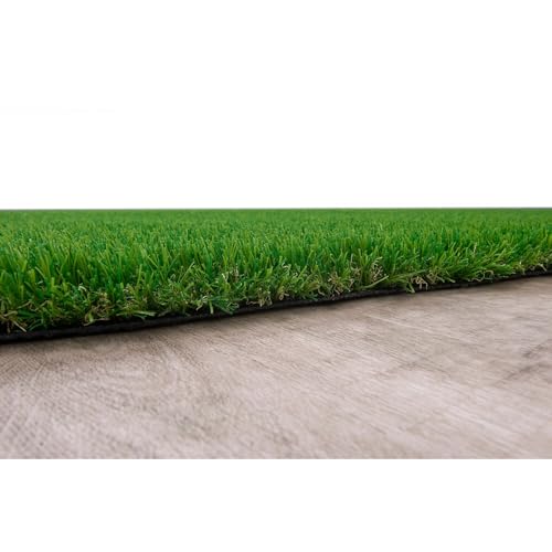 Tapete redondo de césped artificial Joy Carpets GreenSpace 7'6" miniatura 3