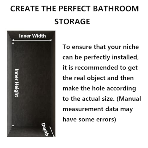 Niche de douche rectangulaire style danois pour un rangement de salle de bain épuré - 8