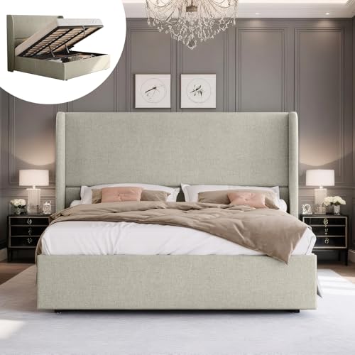 PaPaJet King Size Lift Up Storage Bed Frame with 5 Review: Dependability In Every Use