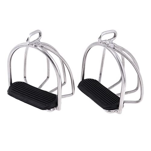 LEIPUPA Stainless Steel Endurance Flex Ride Caged Safety Stirrups Equestrian