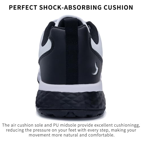 Men's Golf Shoes Spike Wide Waterproof Lightweight Anti Slip Golf Sneakers Walking Footwears3