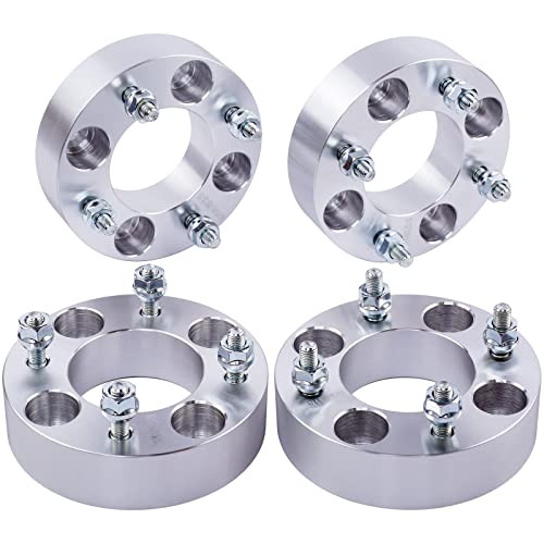 DCVAMOUS 4PC 4x137 to 4x156 ATV UTV Wheel Adapters 1.5 Inch with 12x1.5 Studs Compatible with Kawasaki Can-Am-Honda 4 Lug Mule 500/550/600 Prairie 300/400/650 Outlander 330/400/800 Commander 800/1000