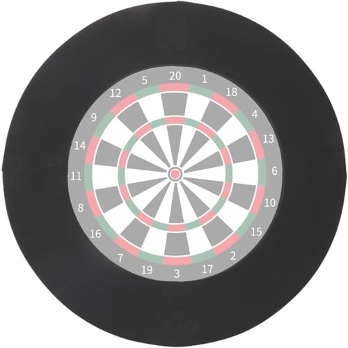 BREEZENEST Darts Backboard & Surround - 71cm Outer Diameter Protective Ring for Standard Dartboards PU Foam Wall Protector for Home & Pub Use