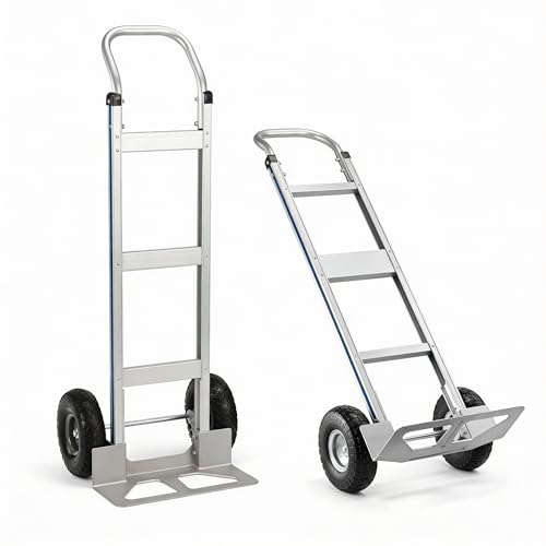 Carretilla de Mano de Aluminio Plegable con Ruedas 9.8 Pulgadas miniatura 1