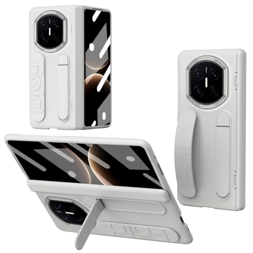 Coque Huawei Mate X7 avec protection écran charnière et béquille blanche ZORSOME