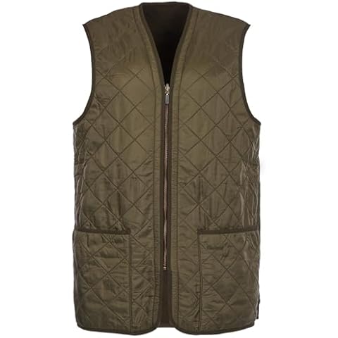 Barbour Mens Zip In Waistcoat Liner Olive XXL Cover