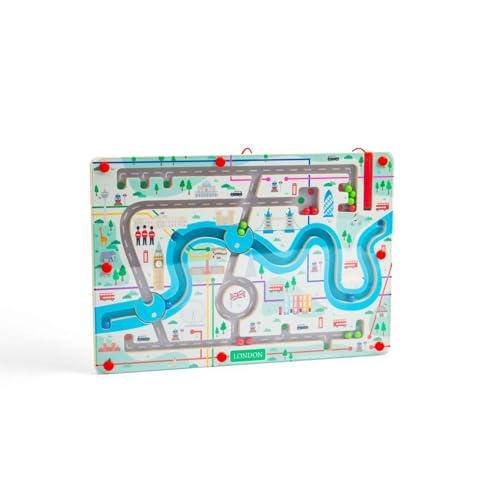 Labyrinthe de Londres magnétique puzzle en bois jouet Montessori pour enfant