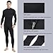 Lemorecn Mens Wetsuits Jumpsuit Neoprene 5/4mm Full Body Diving Suit for Men (3052-M)
