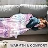 Corissy Ships Next Day, Personalized Blankets and Throws Custom Blanket with Name Customized Flannel Blanket for Kids Christmas Blanket Gifts for Teen Girls Boys #4
