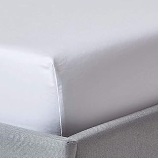 HOMESCAPES 1000 Thread Count Egyptian Cotton Cream Deep Fitted Sheet (12) King Size Luxury Bed Sheet with Fully Elasticated Skirt