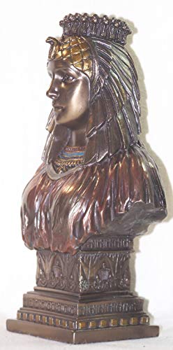 Estatua busto Reina Egipcia estilo Art Deco miniatura 2