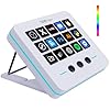 VSDINSIDE Macro Keypad, Stream Controller Deck Gaming Streaming Shortcut Keyboard, 18 Programmable Keys Customizable Visual AI Pad USB Soundboard for OBS, YouTube, Desk Office Setup, Laptop, PC, Mac