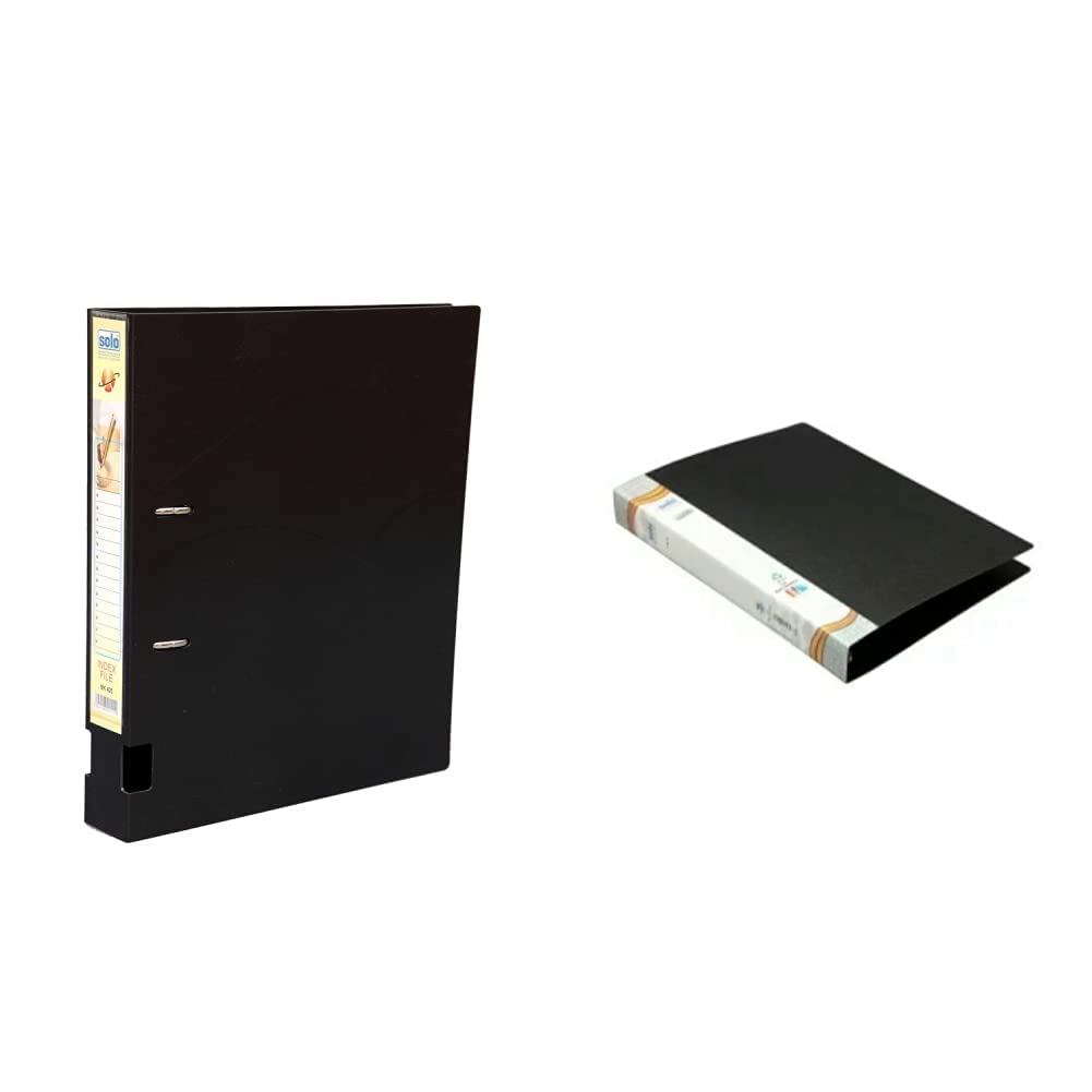 Solo MK 405 Ring Binder2DRing (40 mm Ring, Rado Lock) A4 Black