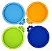 COMTIM 4 Pack Cat Food Can Lids, Silicone Small Pet Food Can Lids Covers for 3 oz Cat Food Cans