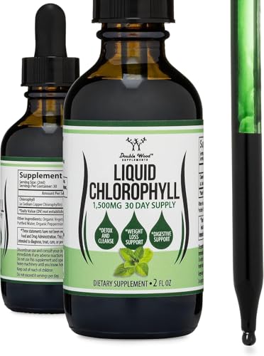 Liquid Chlorophyll Drops, Peppermint Flavored...