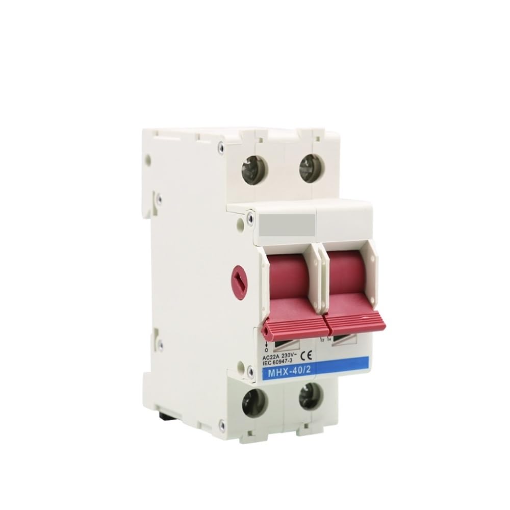 POWTAXBJGD MHX-40 1P 2P 3P Single Double Triple Poles Load Disconnection 40A 63A Manually Convert The Power MCB DIN Rail Isolating Switch(3p)