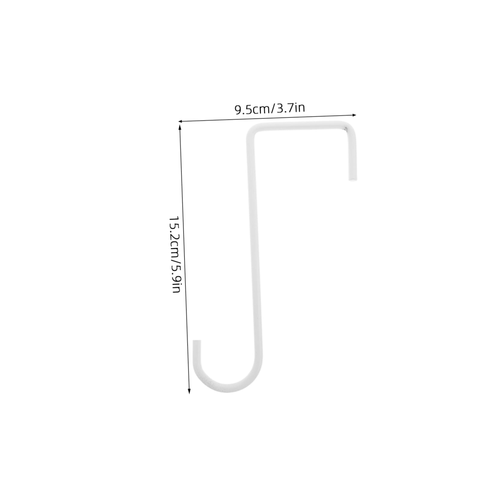 HEALLILY 10pcs Iron Garden Hanging Hooks Heavy Duty Balcony Flower Pot Rack for Outdoor Decor Multi-Functional Bird Feeder Hanger