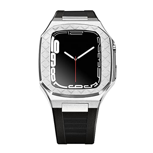 Kit de Modification EPANO 44 mm pour Bracelet Apple Watch 45 mm Cadran Acier