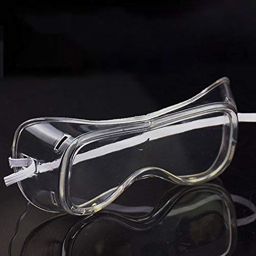 AMA-StarUK36 Gafas de Seguridad Médicas Antivaho/antiarañazos A Prueba de Polvo Quirúrgico contra Salpicaduras de líquidos Escudo sobre Gafas Protección Ocular médicos(Soft Glue)