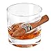 Vaso De Whisky para Cigarros con Porta Cigarros Accesorios para Cigarros Juego De Vasos De Whisky De Cristal Vaso De Roca Adecuado para Cócteles Whisky Escocés Whisky Bourbon Regalos para Hombres