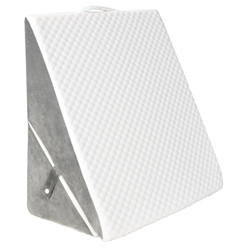 Azamia 三角クッション 三角枕 背もたれ クッション (ホワイト)