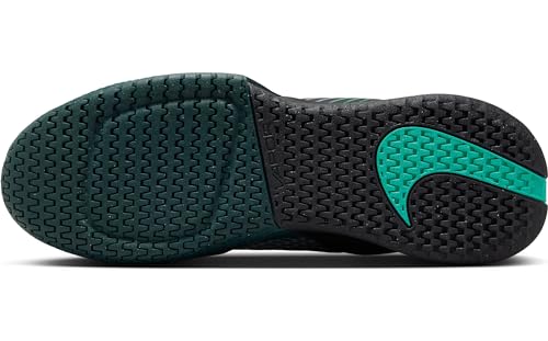 Nike Nike Men's M Zoom Vapor Pro 2 Hc PRM Low, Black Multi Colour Deep Jungle Clear Jade, 7.5 US