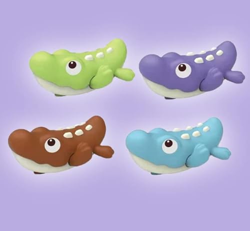 Bébés Jouet de Bain, 4 Pièces Poisson-Globe Animal Bain Jouets Set, Bebe Bain Natation Cuve Piscine Jouet,Bath Toys Baignoire Piscine Jouet Cadeau pour Garcon Fille Cover