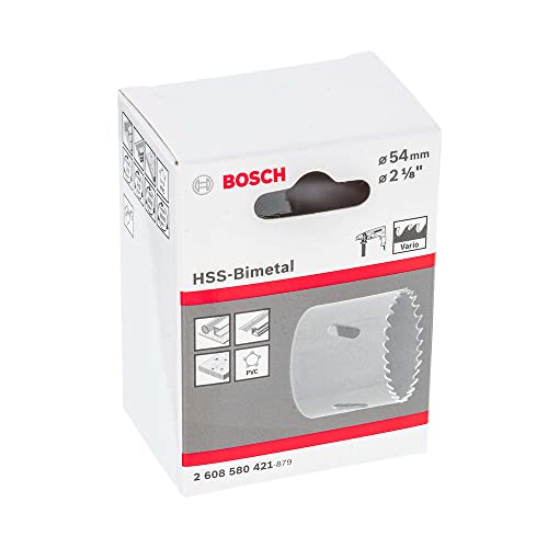 Scie trepan scie cloche Bosch 2608580421 Scie trépan HSS bimétal pour adaptateur standard 54 mm 2 18 - vue 4