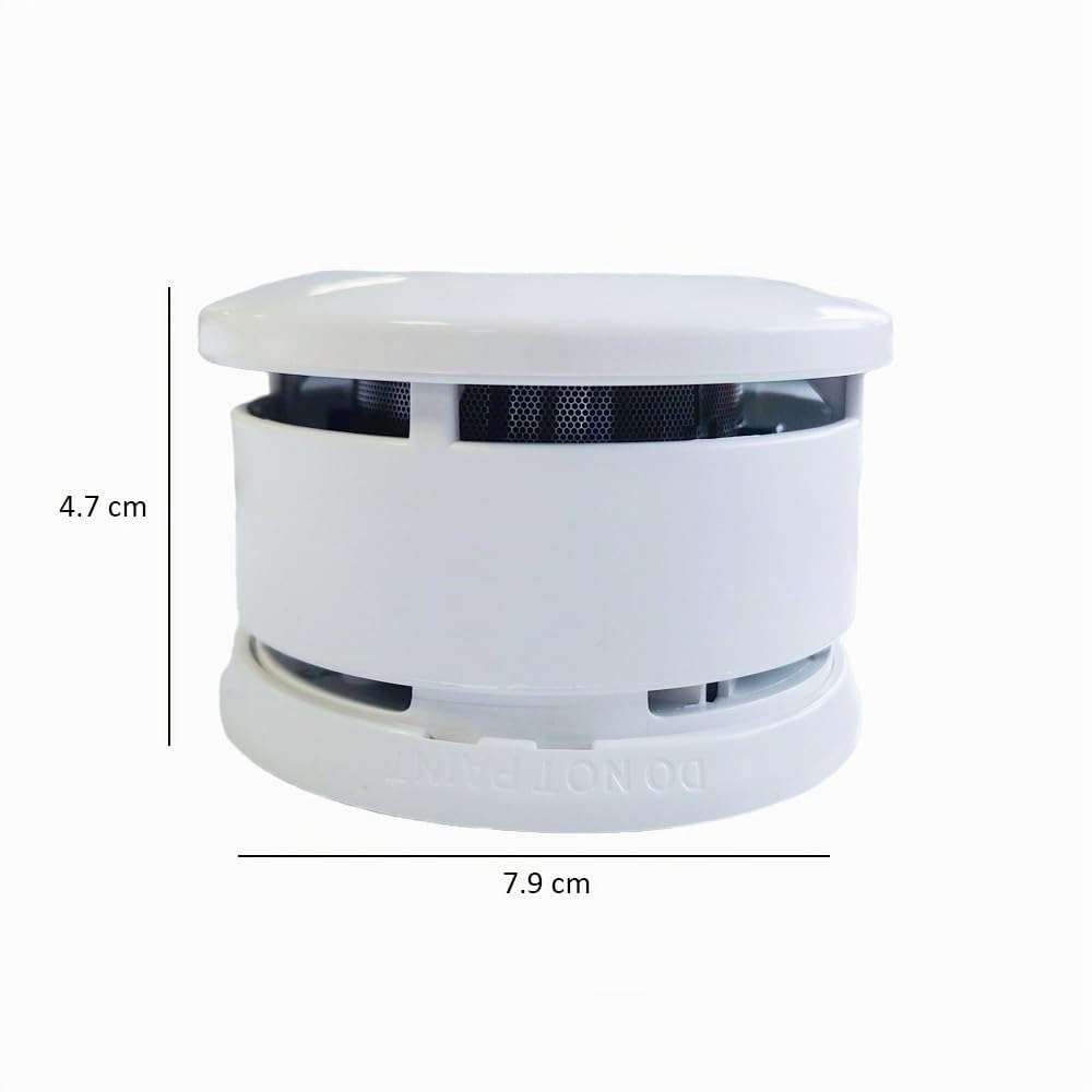 Lifebox Détecteur de Fumée Serenity 5 à Pile Alcaline 5 Ans Certifié NF Fabriqué en France avec Design Discrète (Lot de 2)