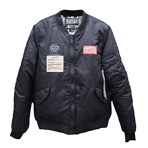 [ドレス] MA1 ブラック/S 釣り 防寒 裏地 アメコミ ミリタリー