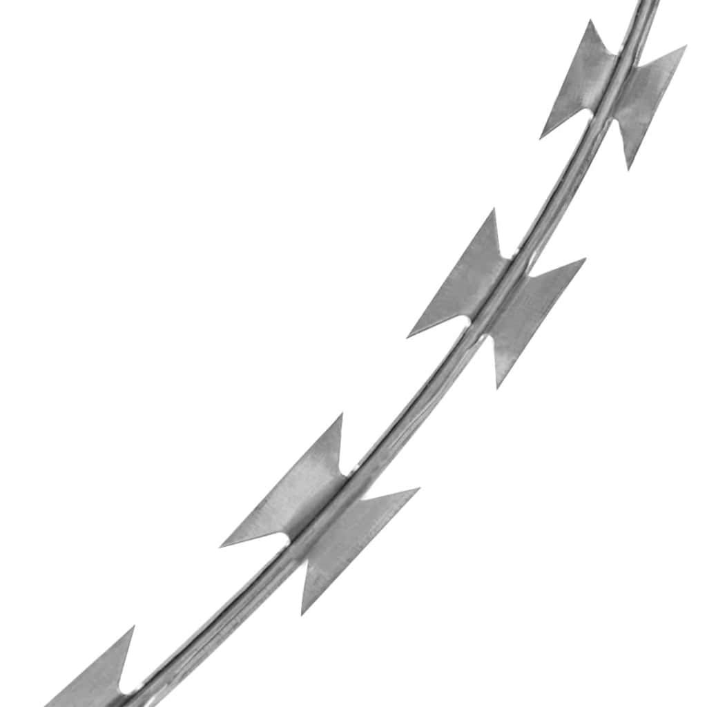 Alambre púas Concertina OTAN Acero galvanizado 300 m Alambre De Espino Galvanizado