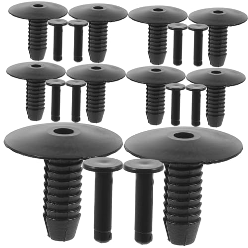 NULYLU 50個用ドアトリムリテーナークリップ しピンファスナー 装 汎用デ