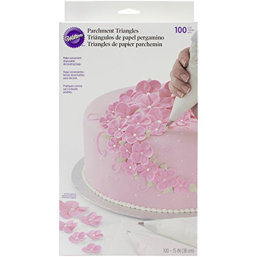 Wilton 100/Pack Parchment Triangles, 15-Inch #TOP1