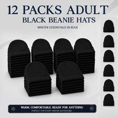 Image of Yacht & Smith Winter Beanies & Gloves For Men & Women, Warm Thermal Cold Resistant Bulk Packs