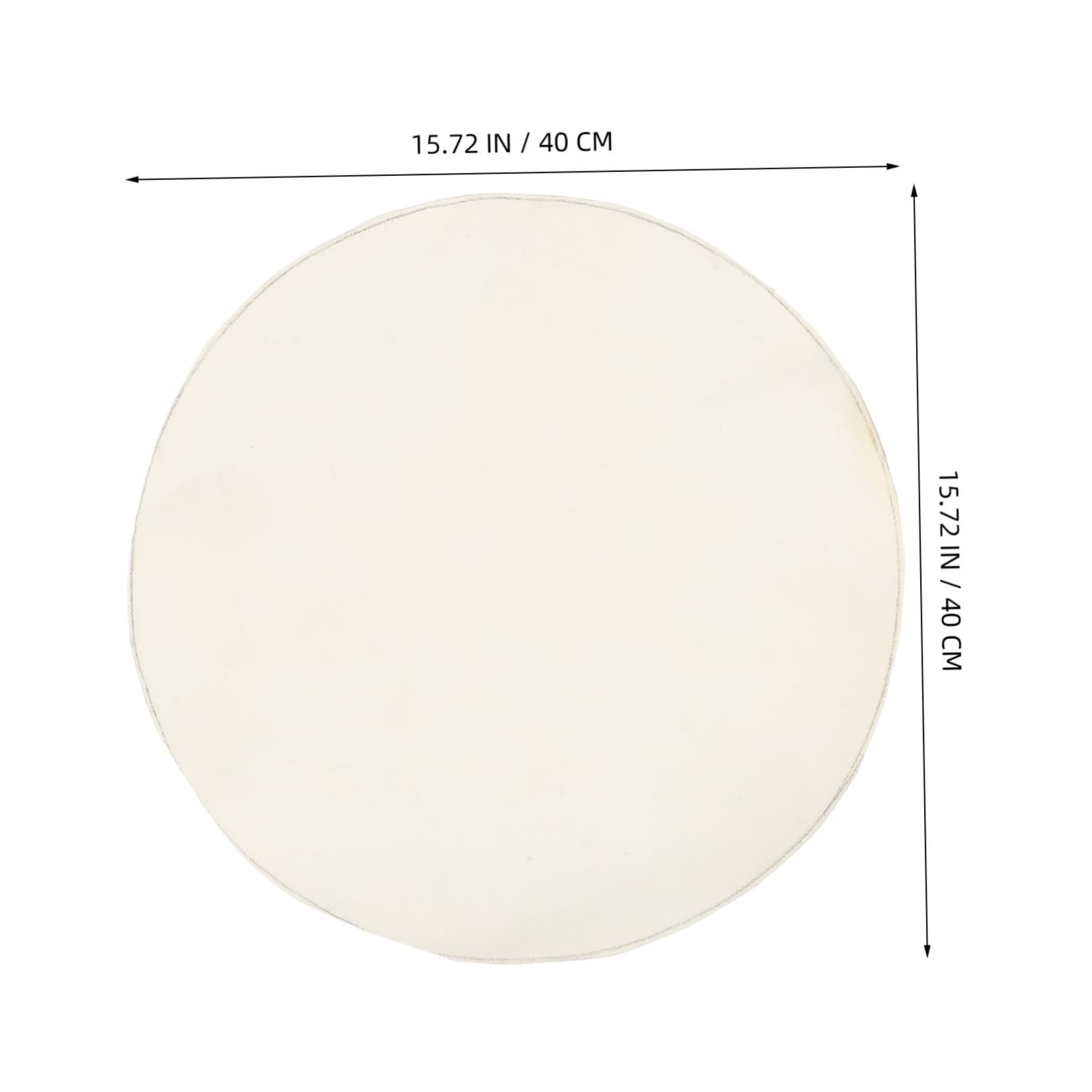 ULDIGI 2pcs Goat Skin Drum Heads for African Drum Replacement for Enhanced Sound and Comfortable Playing Experience
