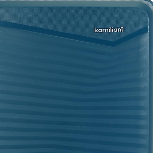Image of Kamiliant by American Tourister Rock-Lite Medium 68 Cm Check-in Hard Sided Trolley Bag for Men & Women, Suitcase 66L for Travel with 3 Digit Combination Lock - Deep Ocean
