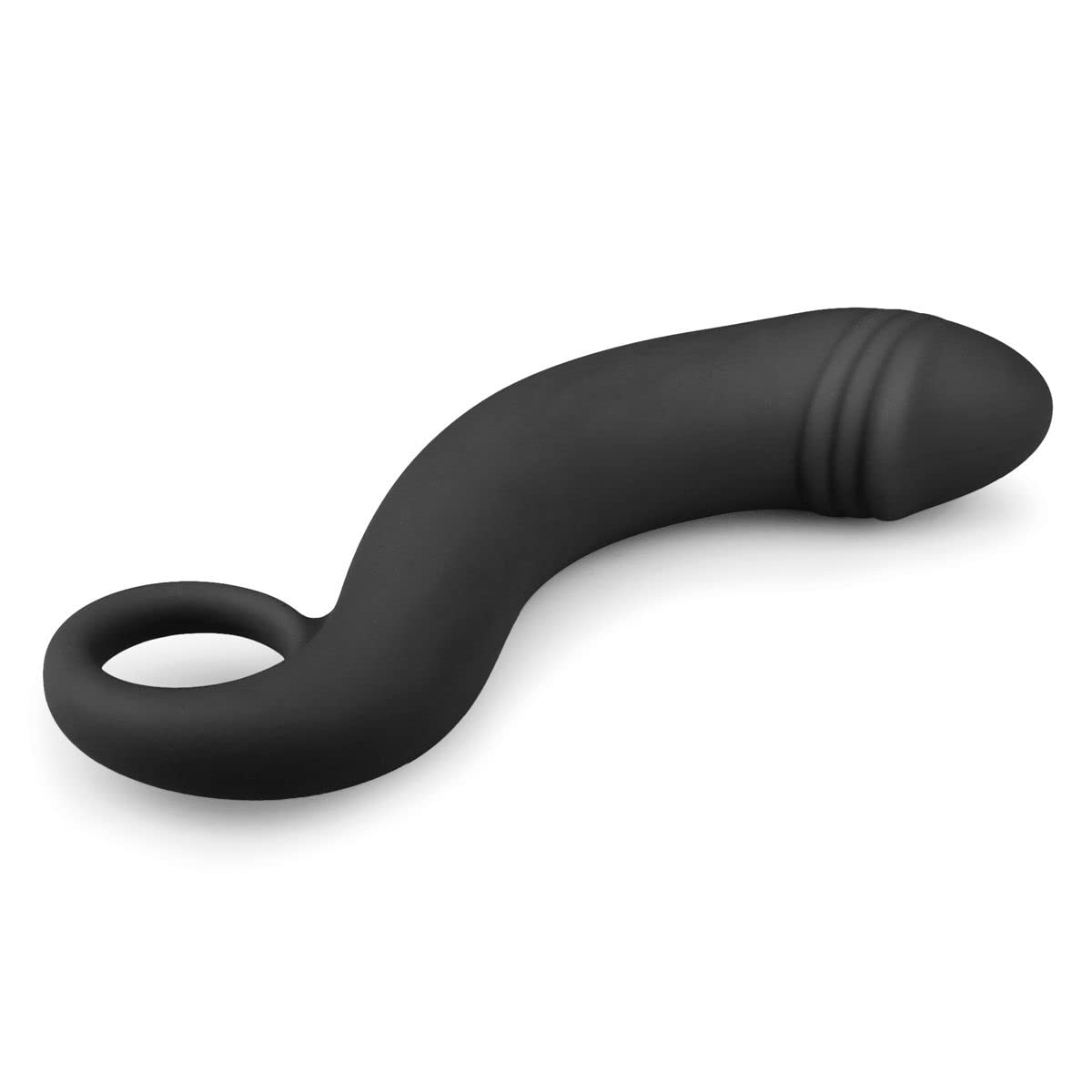 Gode de prostate en silicone noir