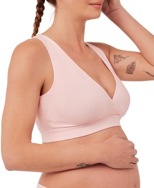 Pact Organic Cotton Maternity Nursing Bralette for Breastfeeding - Stretchy, Wireless - Image 3