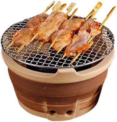 Clay Grilling Stove, Clay Grilling Stove, Outdoor Portable Charcoal Stove, Small Charcoal Grill, Heat Preservation, Easy To Clean, Can Be Used For Making Tea, Shabu, St,One Color-21cm/8in