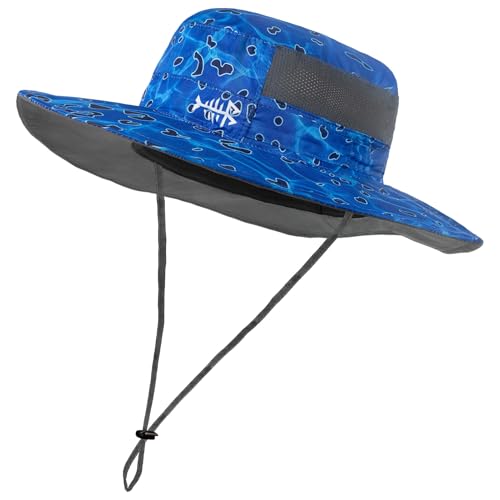 Image of BASSDASH UPF 50+ Sun Fishing Hat Water Resistant with Detachable Neck Flap